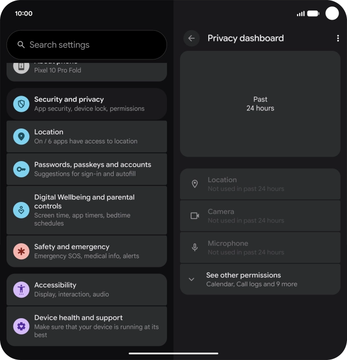 Press See other permissions. Press See other permissions.