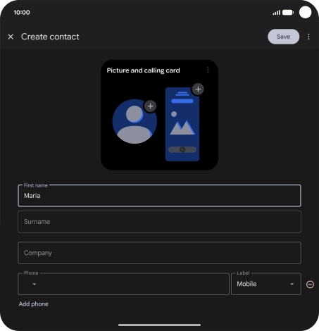 Press Surname and key in the required last name. Press Surname and key in the required last name.