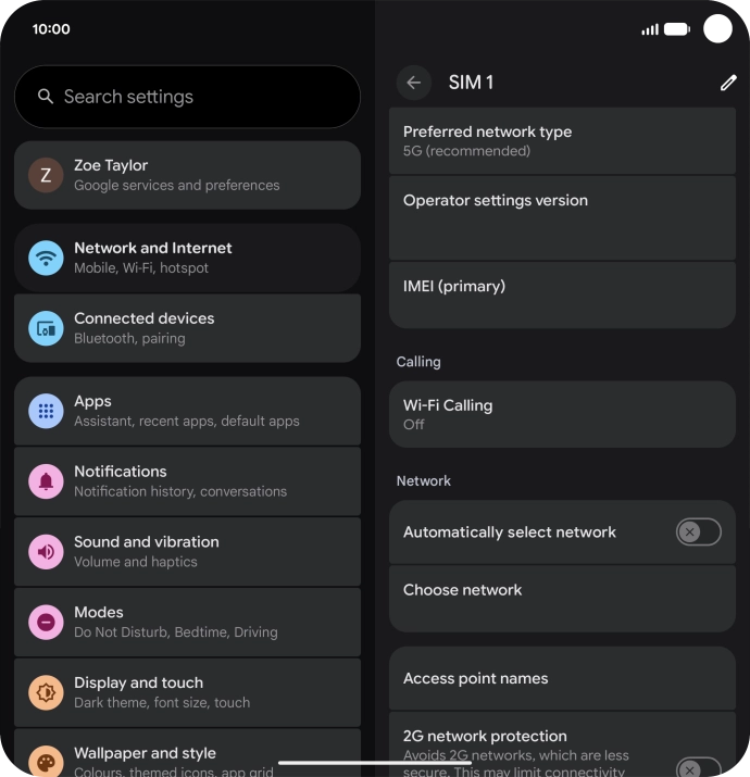 Press the indicator next to Press the indicator next to