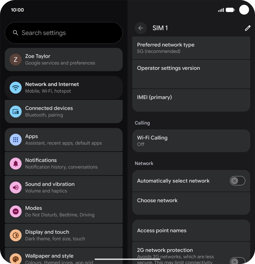 Press the indicator next to Press the indicator next to