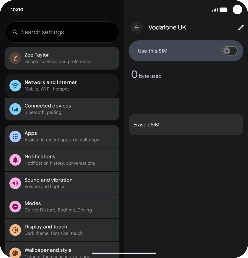Press the indicator next to Press the indicator next to