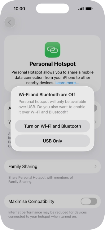 If Wi-Fi is turned off, press Turn on Wi-Fi and Bluetooth. If Wi-Fi is turned off, press Turn on Wi-Fi and Bluetooth.