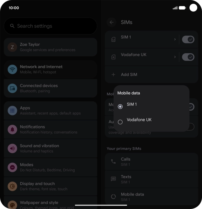 Press the required price plan. Press the required price plan.