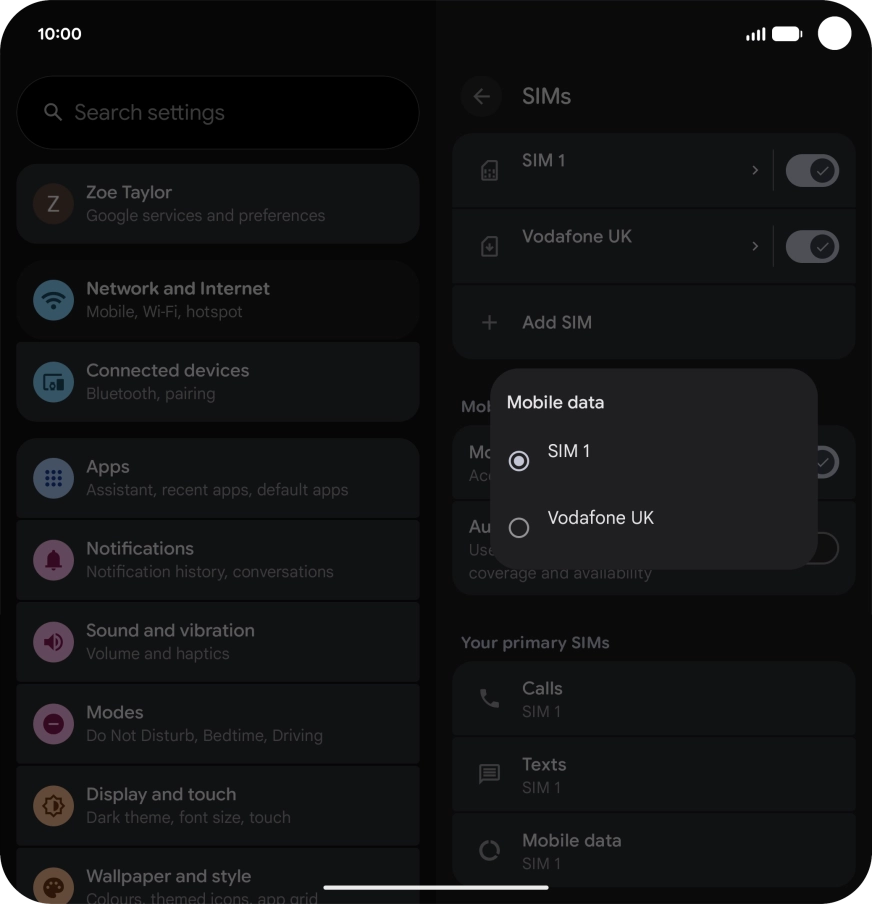 Press the required price plan. Press the required price plan.