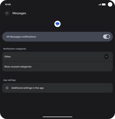 Press the indicator next to Press the indicator next to