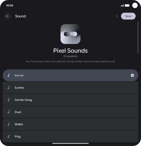 Press the required message tones to hear them. Press the required message tones to hear them.