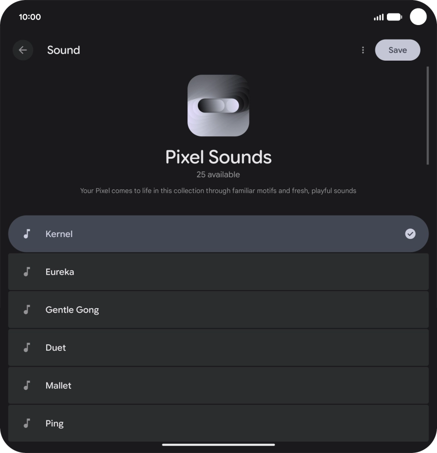 Press the required message tones to hear them. Press the required message tones to hear them.