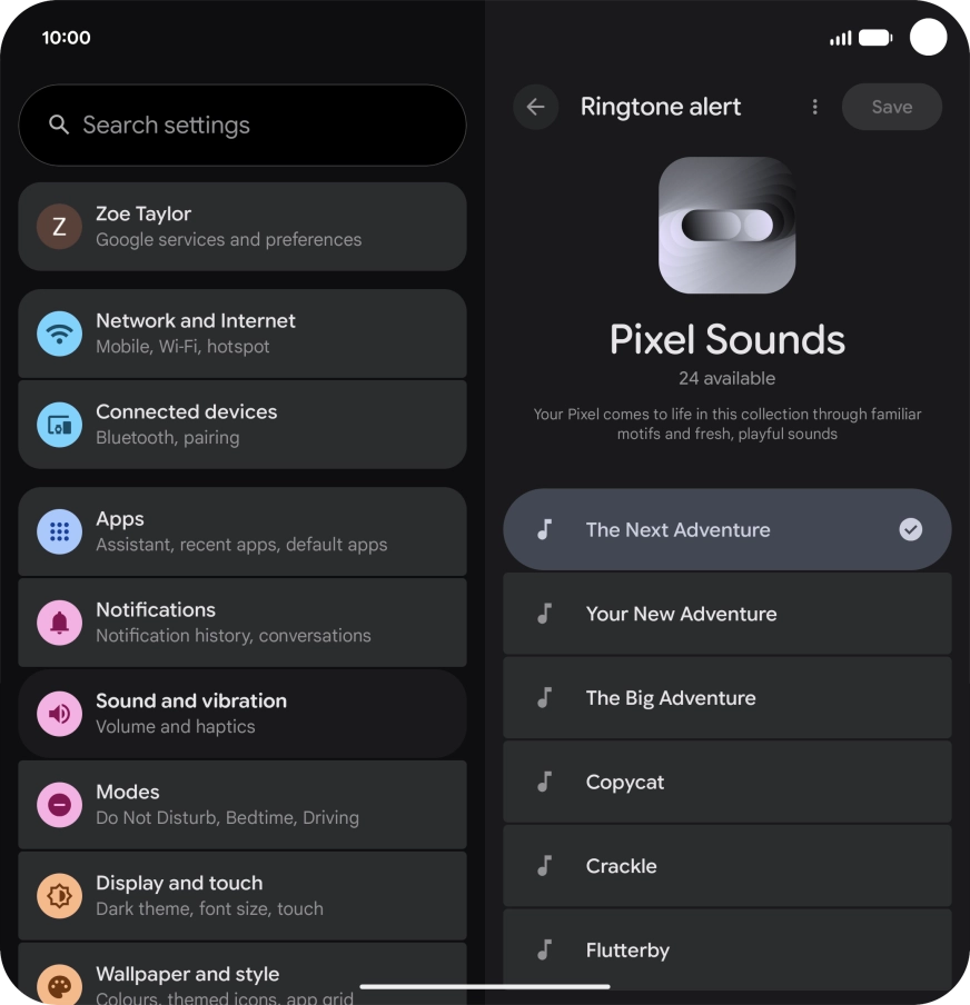 Press the required ring tones to hear them. Press the required ring tones to hear them.