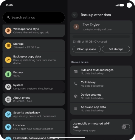 Press the indicator next to Press the indicator next to