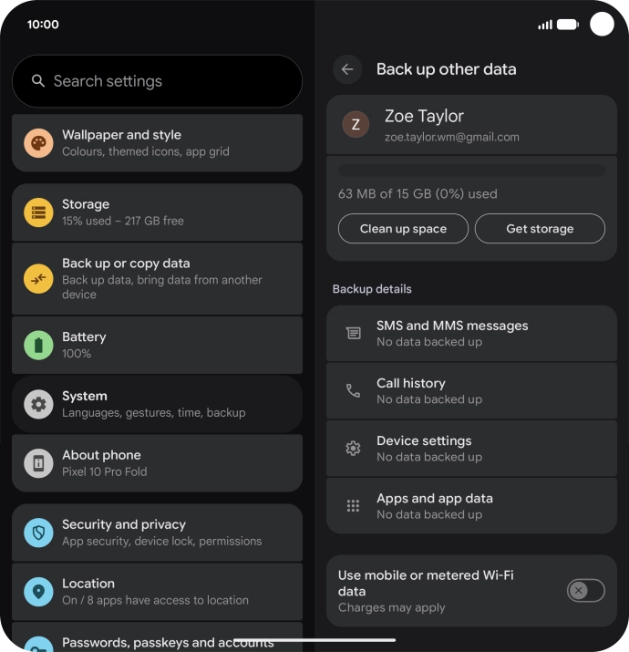 Press the indicator next to Press the indicator next to