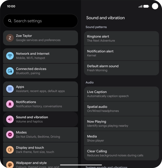 Press Ringtone alert. Press Ringtone alert.
