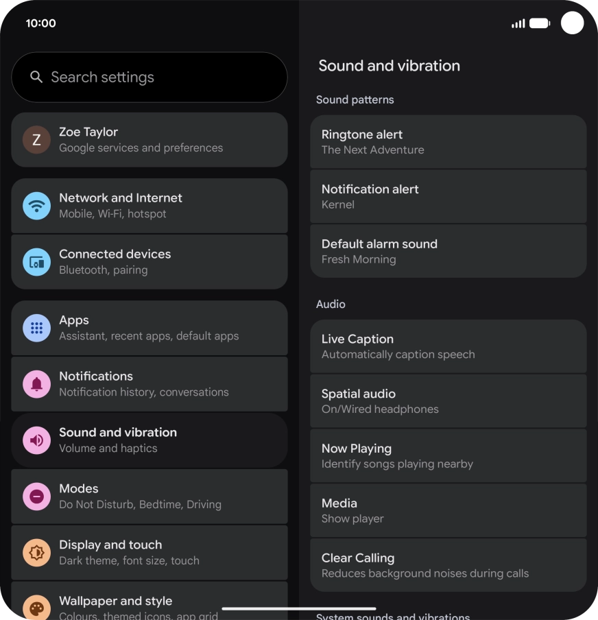 Press Ringtone alert. Press Ringtone alert.