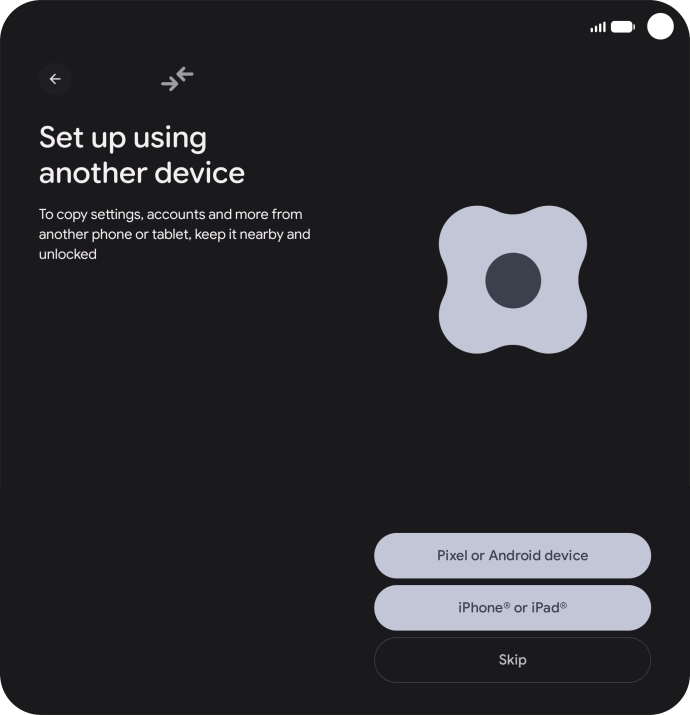 Press Skip. Press Skip.