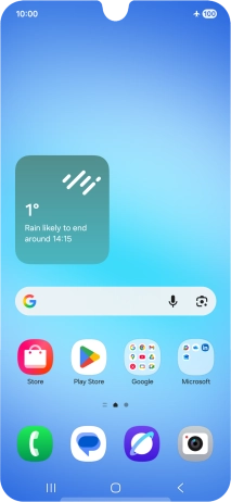 The flight mode icon shows that flight mode is turned on. The flight mode icon shows that flight mode is turned on.