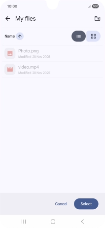 To create a new folder, press the new folder icon and follow the instructions on the screen to create a new folder. To create a new folder, press the new folder icon and follow the instructions on the screen to create a new folder.