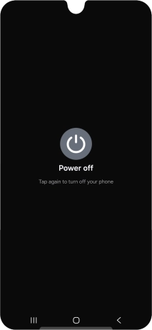 Press Power off. Press Power off.
