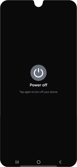 Press Power off. Press Power off.