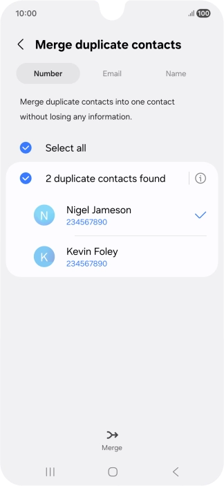 Press Merge. Press Merge.