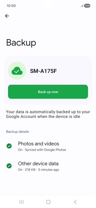 Press Other device data. Press Other device data.