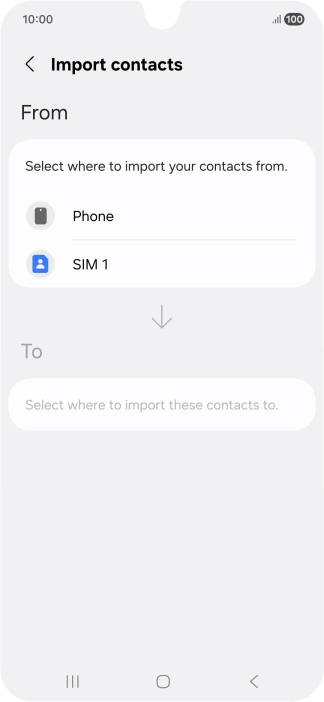 Press the name of the SIM. Press the name of the SIM.