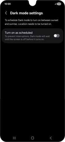 Press the indicator next to Press the indicator next to