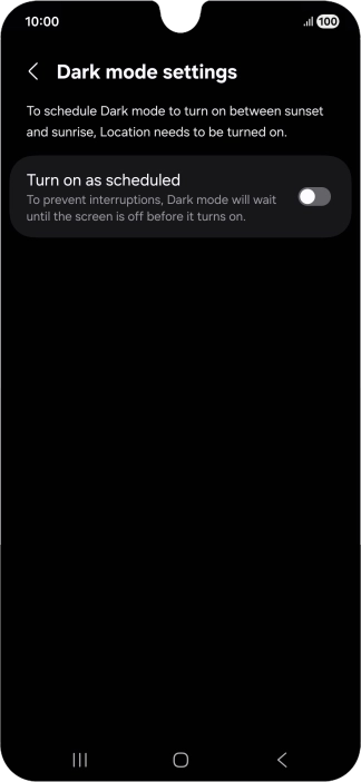 Press the indicator next to Press the indicator next to