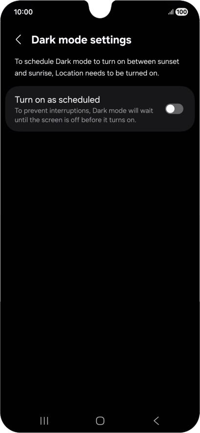 Press the indicator next to Press the indicator next to