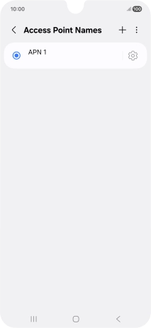 Press the add icon. Press the add icon.