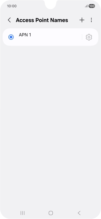 Press the add icon. Press the add icon.