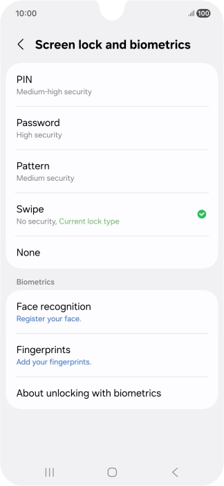 Press Fingerprints. Press Fingerprints.