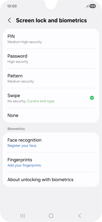 Press Fingerprints. Press Fingerprints.