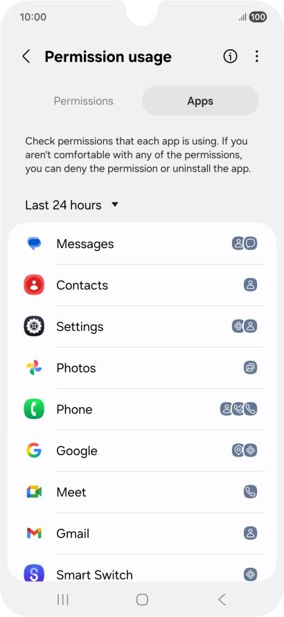 Press the drop down list. Press the drop down list.