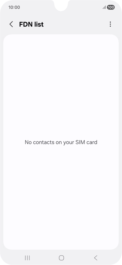 Press the menu icon. Press the menu icon.