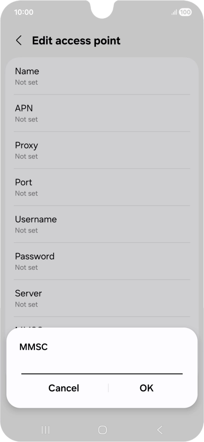 Key in http://mms.vodafone.co.uk/servlets/mms and press OK. Key in http://mms.vodafone.co.uk/servlets/mms and press OK.