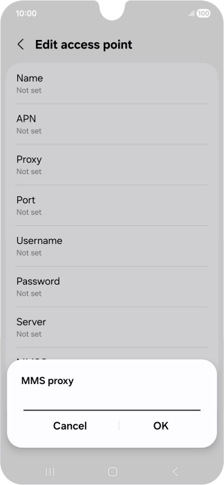 Key in 212.183.137.012 and press OK. Key in 212.183.137.012 and press OK.