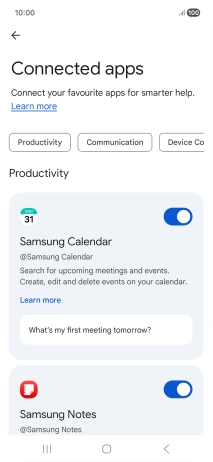 Press the indicator next to the required extension to turn on the function. Press the indicator next to the required extension to turn on the function.