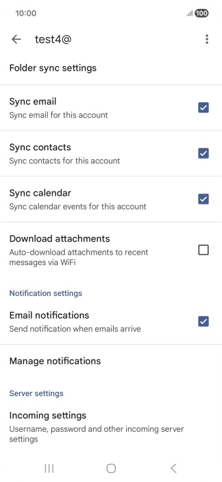Press the field next to Press the field next to