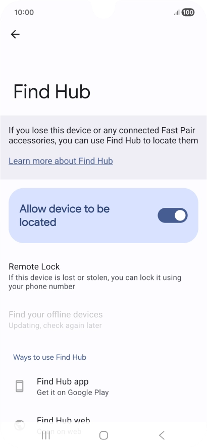 Press the Home key to return to the home screen. Press the Home key to return to the home screen.