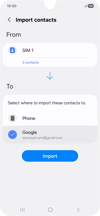 Press Import. Press Import.