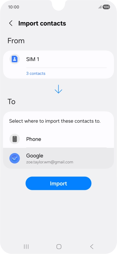 Press Import. Press Import.