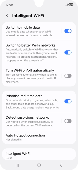 Press the indicator next to Press the indicator next to