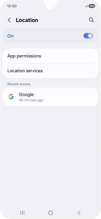 Press App permissions. Press App permissions.