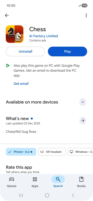 Press Uninstall. Press Uninstall.