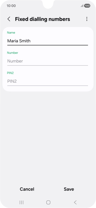 Press Number and key in the required phone number. Press Number and key in the required phone number.