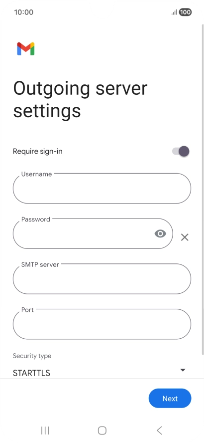 Press the indicator next to Press the indicator next to