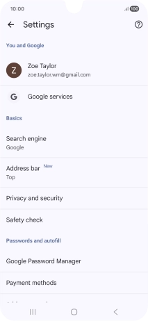 Press Privacy and security. Press Privacy and security.