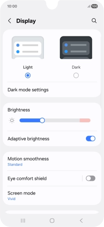 Press the indicator next to Press the indicator next to