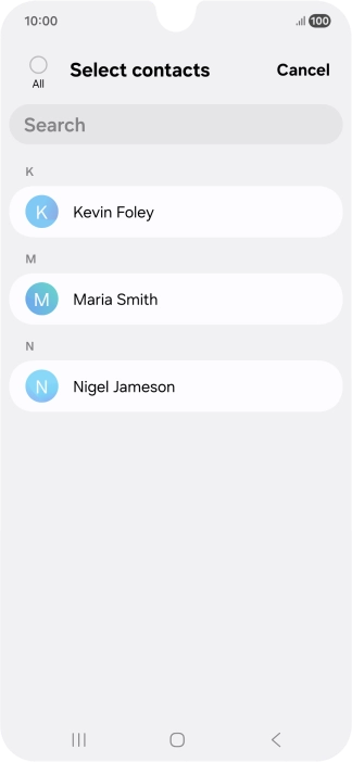 Press the field above Press the field above