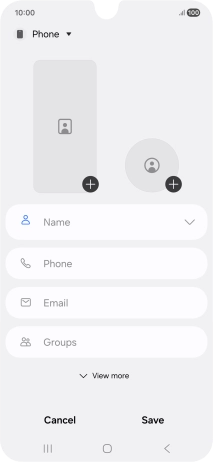 Press the address book drop down list. Press the address book drop down list.
