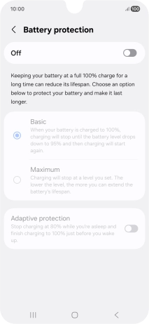 Press the indicator to turn the function on or off. Press the indicator to turn the function on or off.